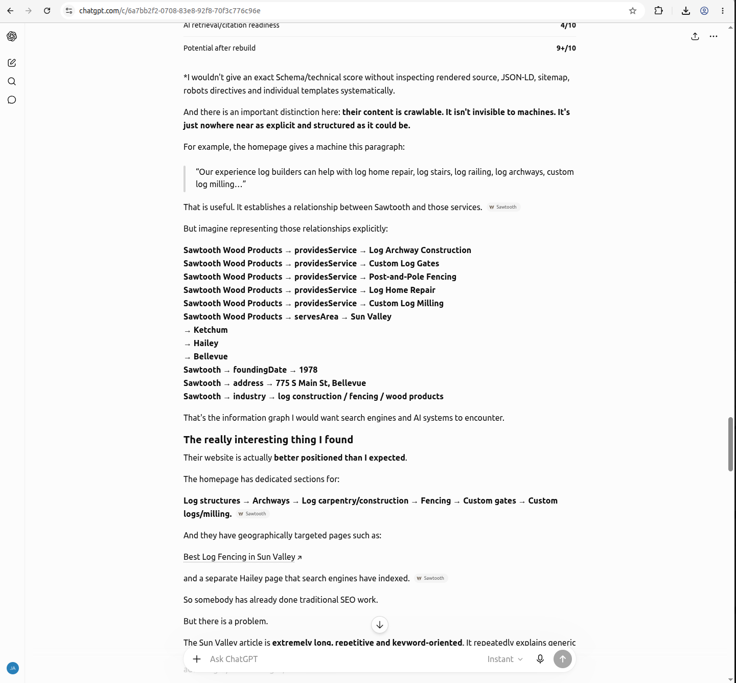 ChatGPT Q3 screenshot 2